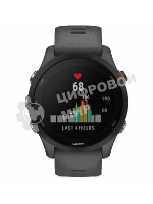 Смарт-часы Garmin Forerunner 255 темно-серый 45,6мм