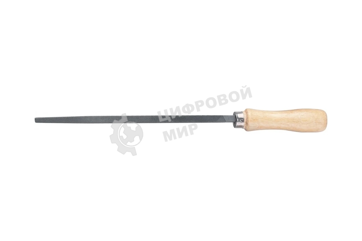 Напильник Сибртех 200 мм, квадратный, деревянная ручка