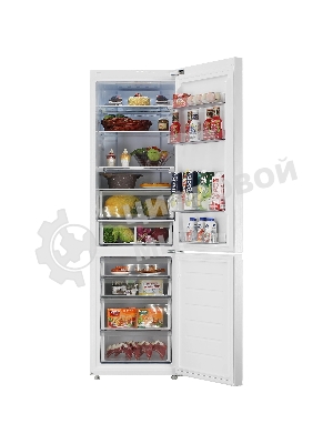 Холодильник Haier C4F640CGWGU1 белый двухкамерный 285/115л морозилка снизу, No Frost