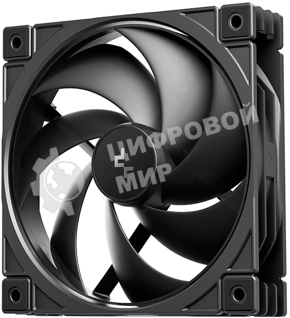 Вентилятор для корпуса Deepcool FD12 V2 120х120x25 черный 4-pin 35.6дБ (R-FD12V2-BKNPN1-G) Ret