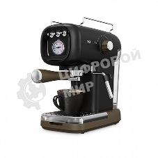 Кофеварка эспрессо BQ CM2004 черный, исп. кофе - молотый, 0.6 л, 1100 Вт, 20 бар