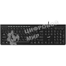 Клавиатура проводная Genius SlimStar 230II 31310048402, USB, черный