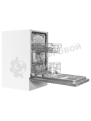 Встраиваемая посудомоечная машина HOMSAIR DW44L-2, серебристый, 44.8 см, 9 компл., 49 дБ, класс A++