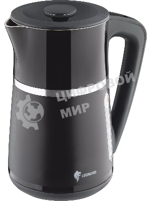 Чайник электрический LEONORD LE-1512 1.7 л, 1850-2200 Вт, черный