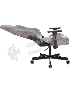 Кресло Бюрократ Knight N1 Fabric серый, ткань, 120 кг, механизм качания