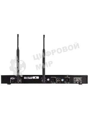 Радиосистема ITC T-521UT UHF двухканальная с петличным и ручным микрофонами, LCD дисплей, True Diversity, частотный диапазон 470-510 MHz.