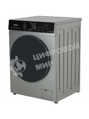 Cтиральная машина Бирюса WM-SN1014/15 M металлик, загрузка фронтальная 10.5 кг, 1400 об/мин, класс: А+++