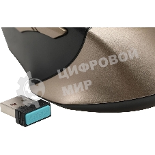 Мышь беспроводная A4Tech Fstyler FG35 золотистый/черный, 2000 dpi, радиоканал, USB, кнопки - 6