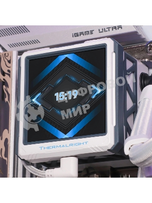 Водяное охлаждение для процессора Water Cooling System Thermalright Frozen Warframe 360 Ultra White Argb (360мм, White, ARGb/Fans: 3x120мм, 70.84CFM, 29.8dBA, 2000RPM/Pump height 60мм, 23dBA, 3000RPM, Rad thickness 27mm/S: 1200, 1700, 1851, 2011, 2066, 115X, AM5, AM4)