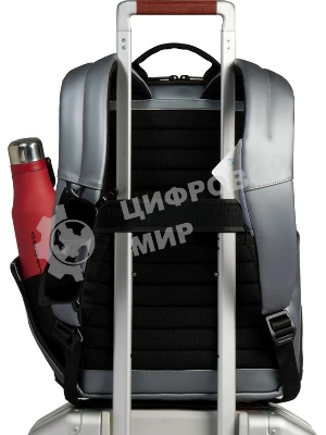 Рюкзак мужской Piquadro Corner 2.0 CA6465C2OW/MGR серебристый/черный полиуретан
