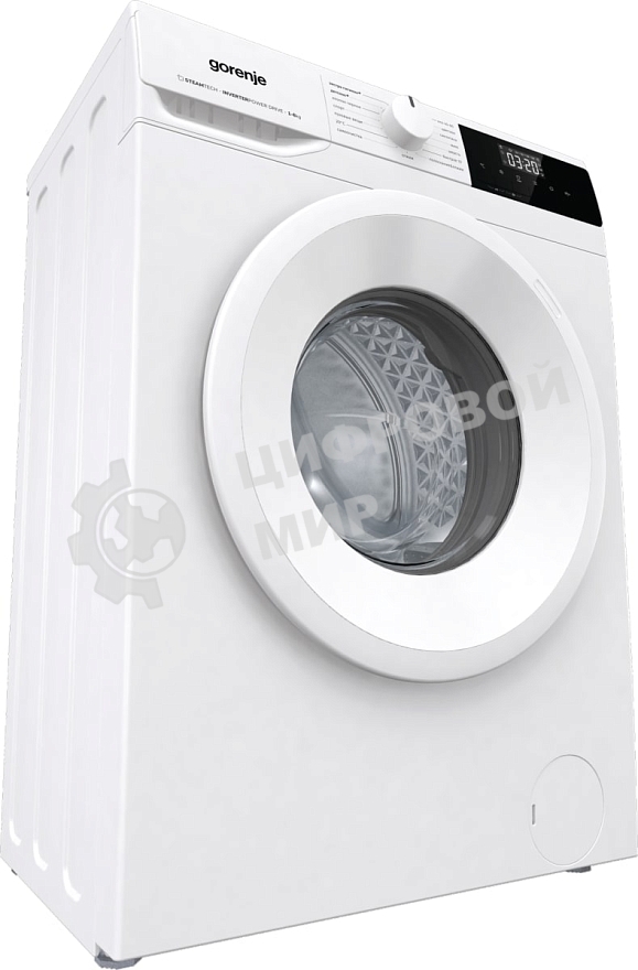 Стиральная машина Gorenje W1NHPI60SCS белый, загрузка фронтальная 6 кг, 1000 об/мин., класс: А