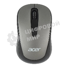 Мышь беспроводная Acer OMR134 серый, 1000 dpi, радиоканал, USB, кнопки - 3