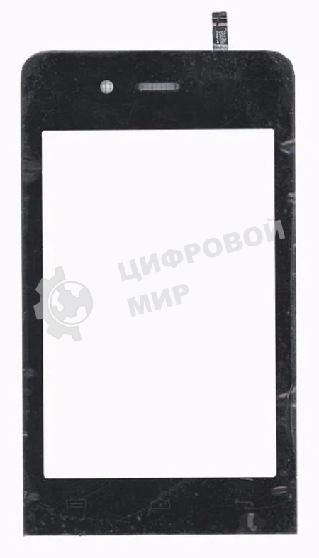 Сенсорное стекло (тачскрин) для Explay Bit, черное