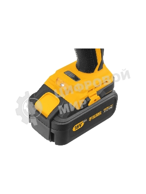 Винтоверт ударный аккумуляторный бесщет Denzel CID-IB-200 18В Li-Ion