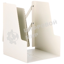 Подставка-ограничитель для книг Deli 78641-01 415х220мм цв.белый