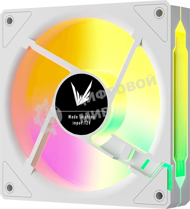 Вентилятор для корпуса Formula Floe 12WH ARPW Reverse ARGb белый, 120 мм, 1500 об/мин, 20.15 дБ, 4 pin