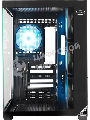 Компьютерный корпус без блока питания PCCooler C3T700 ARGB BK, Midi-Tower, TG, 4x120мм ARGB, 1xUSB-A 3.0 + 1xUSB-A 2.0 + 1xUSB-C, ATX, mATX, mITX черный