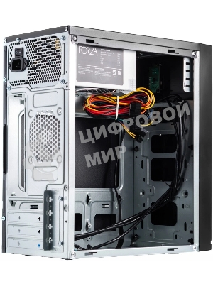 Компьютерный корпус Сase Forza mATX, 450W, 2xUSB 3.0, Black, w/o FAN, 12 см fan PSU, power cord