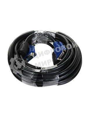Кабель соединительный SVGA (15M/M) 10m 2 фильтра TV-COM