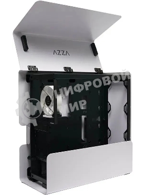 Компьютерный корпус Azza Cast белый без БП ATX 3x120мм 2x140мм 2xUSB3.0 audio bott PSU