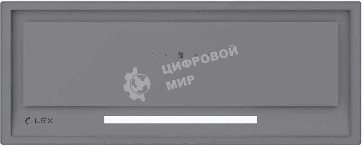 Вытяжка встраиваемая LEX Hyper 600 GS Inverter GR серый управление: сенсорное (1 мотор)