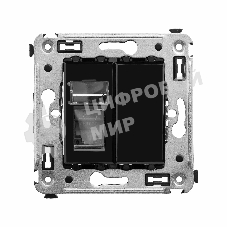 Розетка компьютерная DKC Avanti 4402463 RJ-45 одинарная, категория 5e 