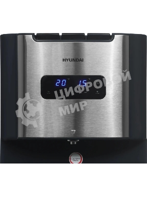 Кулер для воды Hyundai AquaTouch UV H-WD7615E, нижняя загрузка, нагрев 90 °С, охлаждение 10 °С, графитовый