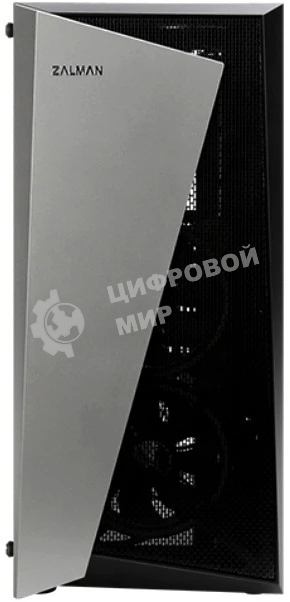 Компьютерный корпус ZALMAN S4 Plus, ATX, черный, WINDOW, 1x5.25