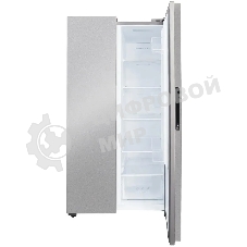 Холодильник Centek CT-1757 NF нержавеющая сталь двухкамерный 271/189л морозилка сбоку, No Frost, Side by Side