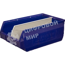 Ящик сплошной ТАРА.РУ Palermo 5005 синий 500х310х200мм PP 10041