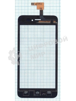 Сенсорное стекло (тачскрин) для Explay Craft, черное