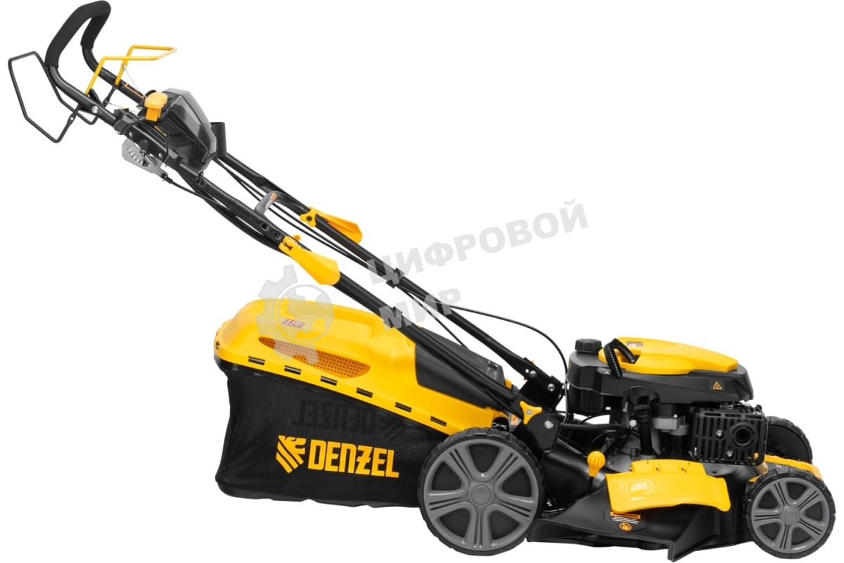 Газонокосилка бензиновая Denzel GLD-460SP-VE, 146 см3, шир. 46см, привод, вариатор, эл.старт, 60 л