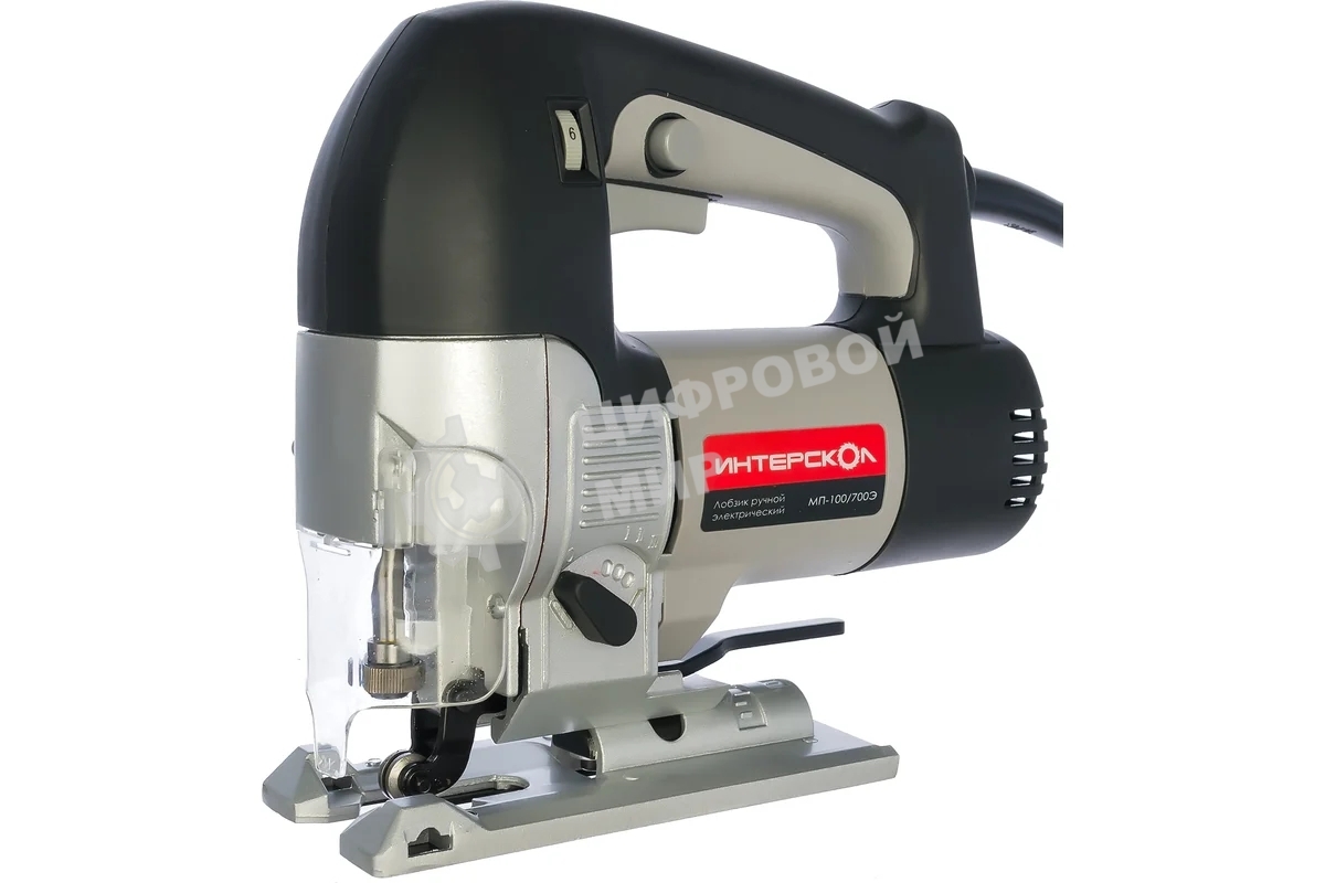 Лобзик электрический ИНТЕРСКОЛ МП-100/700Э, 700Вт,3000о/м,ход 26мм,3 кг 15.1.1.11