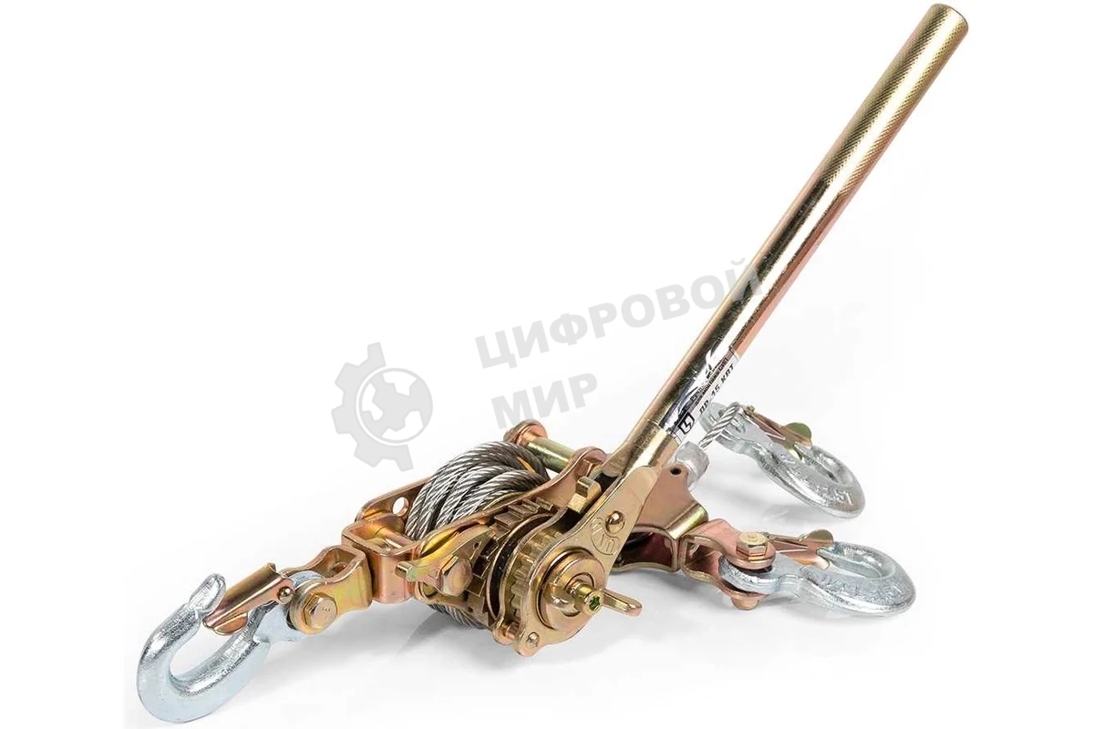 Лебедка ручная КВТ ЛР-15 1.5 т, 1.6 м