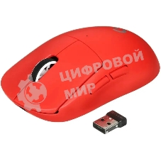 Мышь беспроводная Logitech G PRO X SUPERLIGHT 2 SE красный оптическая 44000dpi беспров. USB-C (910-007474)