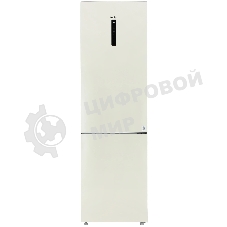 Холодильник Haier C4F640CCGU1 бежевый двухкамерный 285/115л морозилка снизу, No Frost