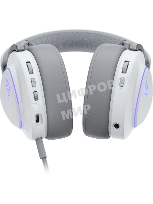 Гарнитура ASUS ROG Delta II белый, беспроводная + проводная, радиоканал, до 140 ч, подсветка, совместимость с PS5, Xbox