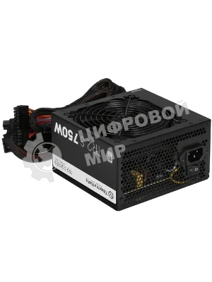 Блок питания Thermaltake ATX TR2 S, 750Вт, 80 PLUS WHITE, 120мм, черный