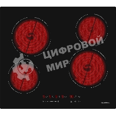 Электрическая варочная панель Darina 6P E323 B, Hi-Light, независимая, черный