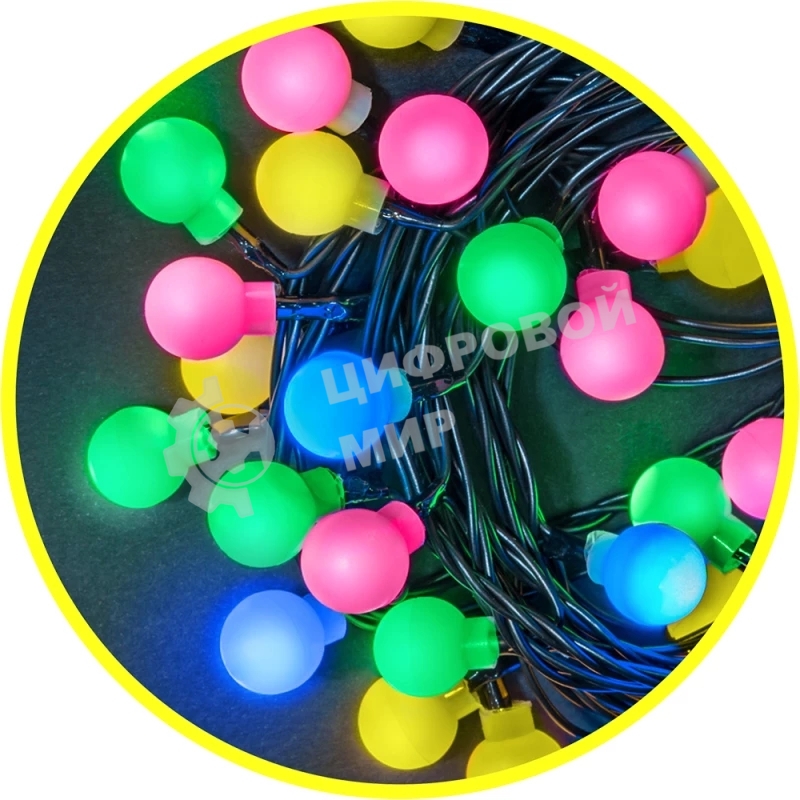 Гирлянда Navigator NGF-B01-80RGBWW-8-7.9m-230-C8-BL-IP20