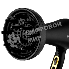 Фен BRAYER BR3010 черный/золотистый, 2200 Вт