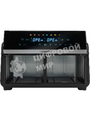 Аэрогриль Vitek VT-AF1001 черный, 2400 Вт, 10 л, сенсор, 8 программ