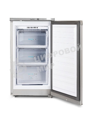 Морозильная камера Бирюса M412 металлик, 80л, 3 ящика