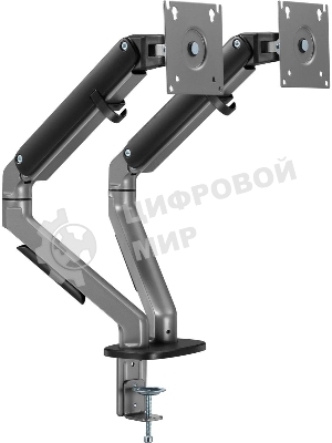 Кронштейн для мониторов Ultramounts UM735BL черный/серый 17