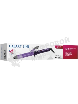 Щипцы для завивки волос Galaxy LINE GL4617 фиолетовый, 25 мм, 100-220 °C, 13 режимов