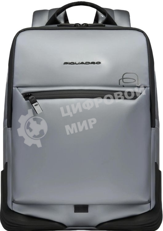 Рюкзак мужской Piquadro Corner 2.0 CA6465C2OW/MGR серебристый/черный полиуретан