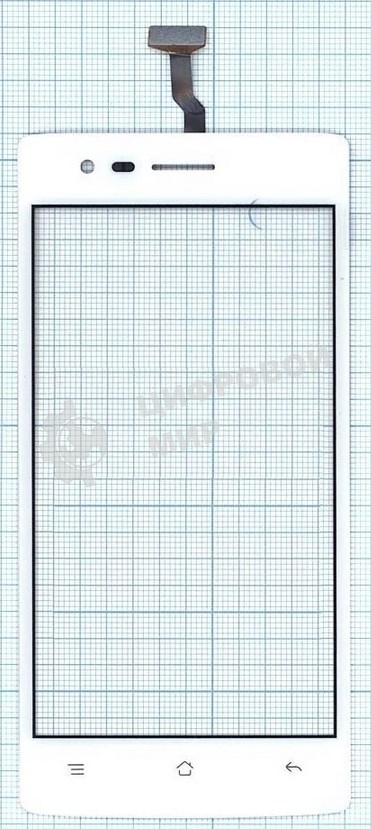 Сенсорное стекло (тачскрин) для OPPO Neo 5 (2015), белое