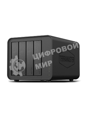 Сетевое хранилище TerraMaster F4-424 Pro tower NAS 8C 3,8Ghz/32Gb/TRAID,JBOD,RAID0,1,10,5,6/up to 4 HS SATA(3,5' or 2,5')/2xM.2 2280 NVMe/2xUSB3.2 /HDMI/2x2,5GbE RJ-45/iSCSI/1xPS/1YW