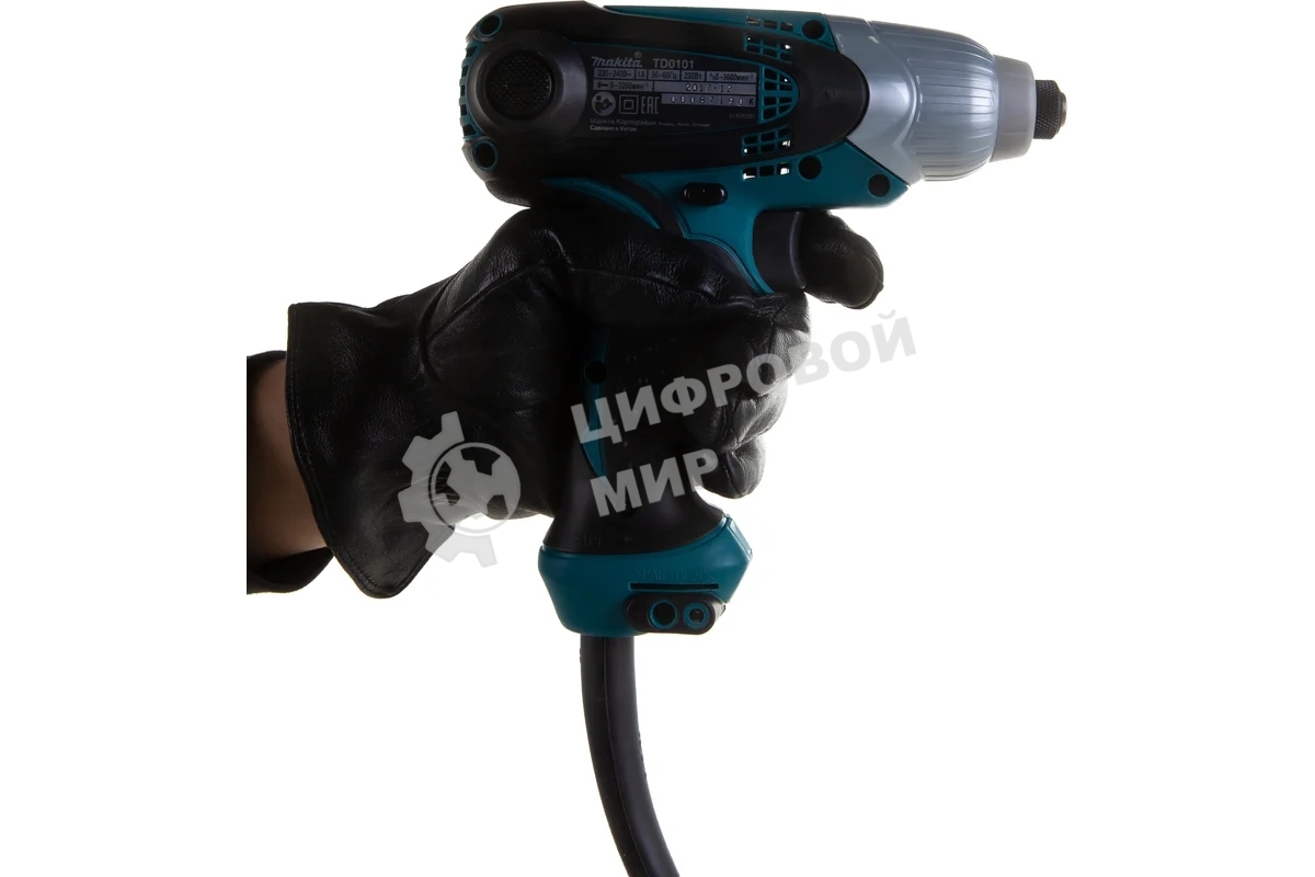 Шуруповерт Makita TD0101 230Вт патрон:держатель бит
