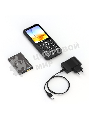 Мобильный телефон Maxvi K15n 4G черный